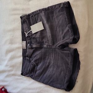 Everlane "The Denim Short" in Washed Black size 32 NWT